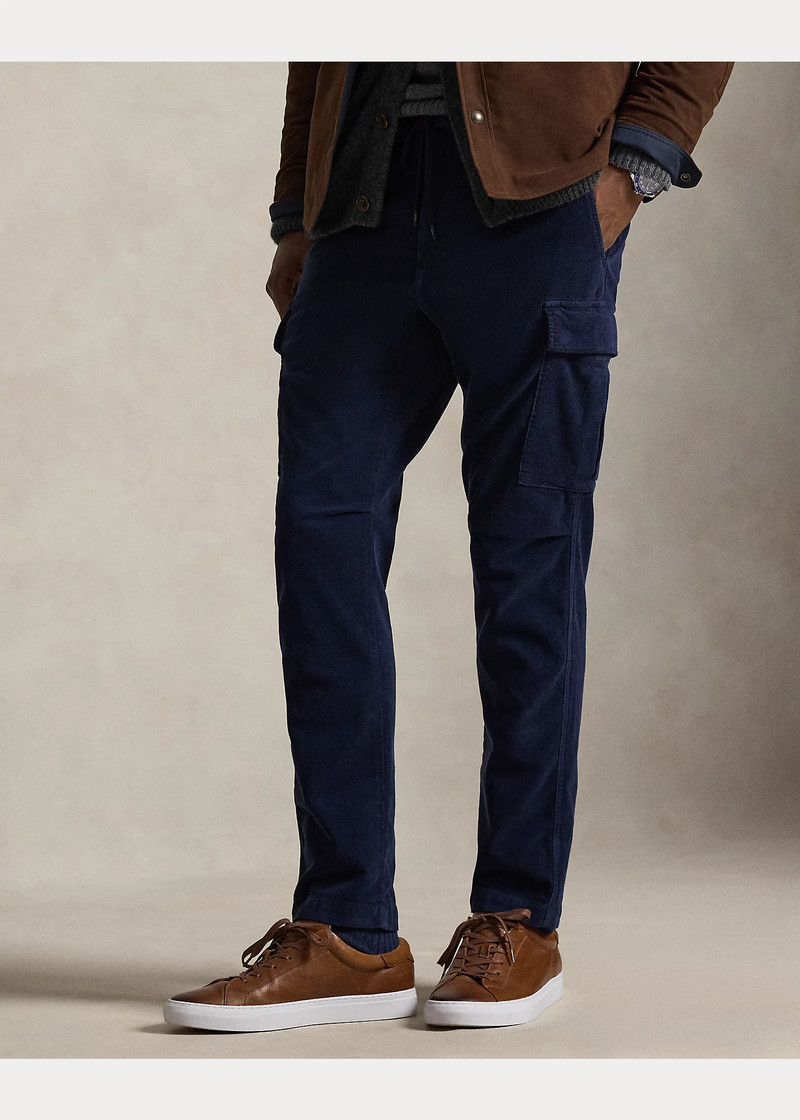 Slim Fit Stretch Corduroy Cargo Pant 3