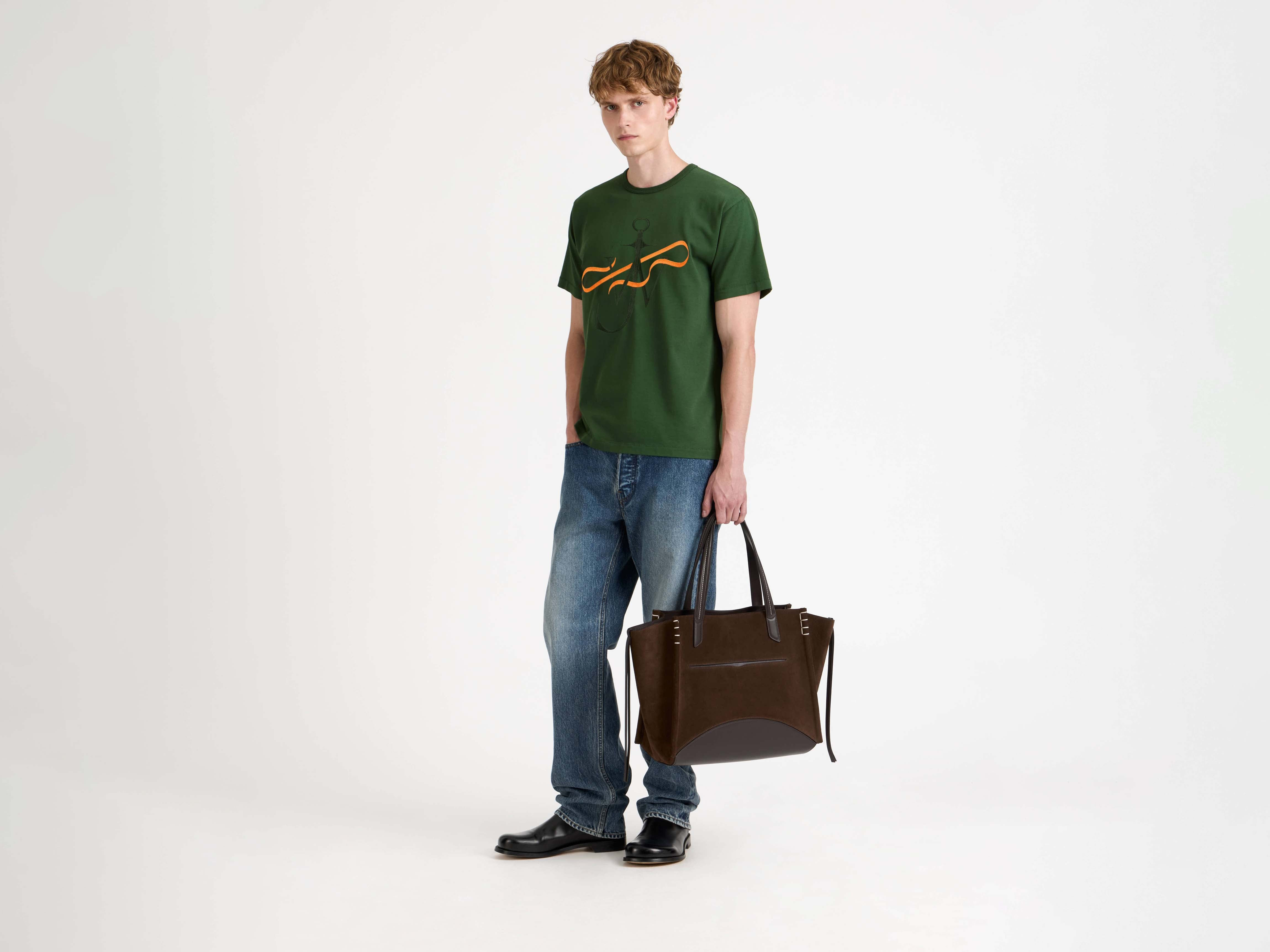 RIBBON ANCHOR T-SHIRT IN GREEN - 2