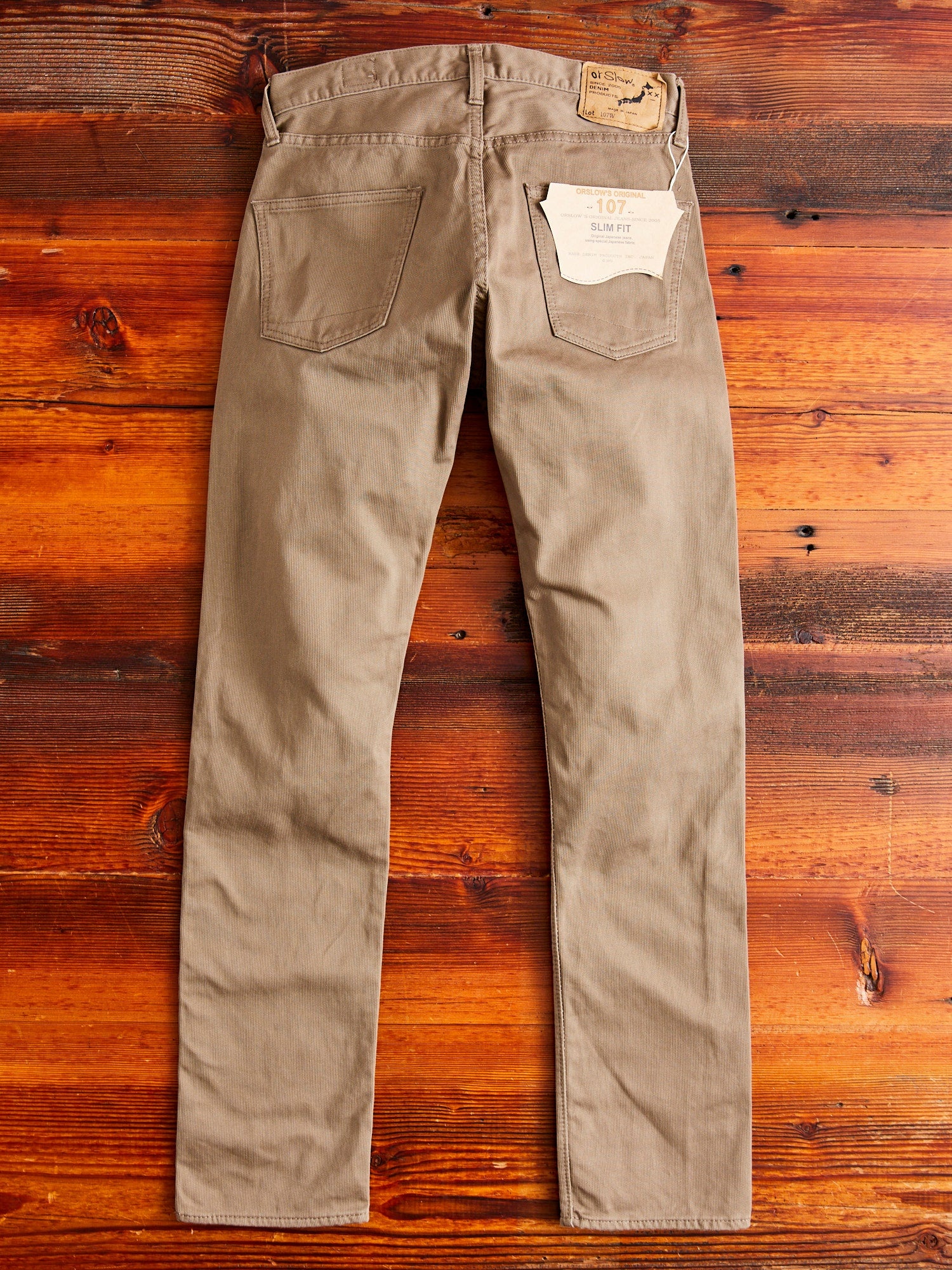 107 Ivy Fit Cotton Pique Pants in Dusty Olive - 11