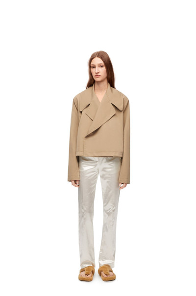 Loewe Trapeze jacket in cotton and silk outlook
