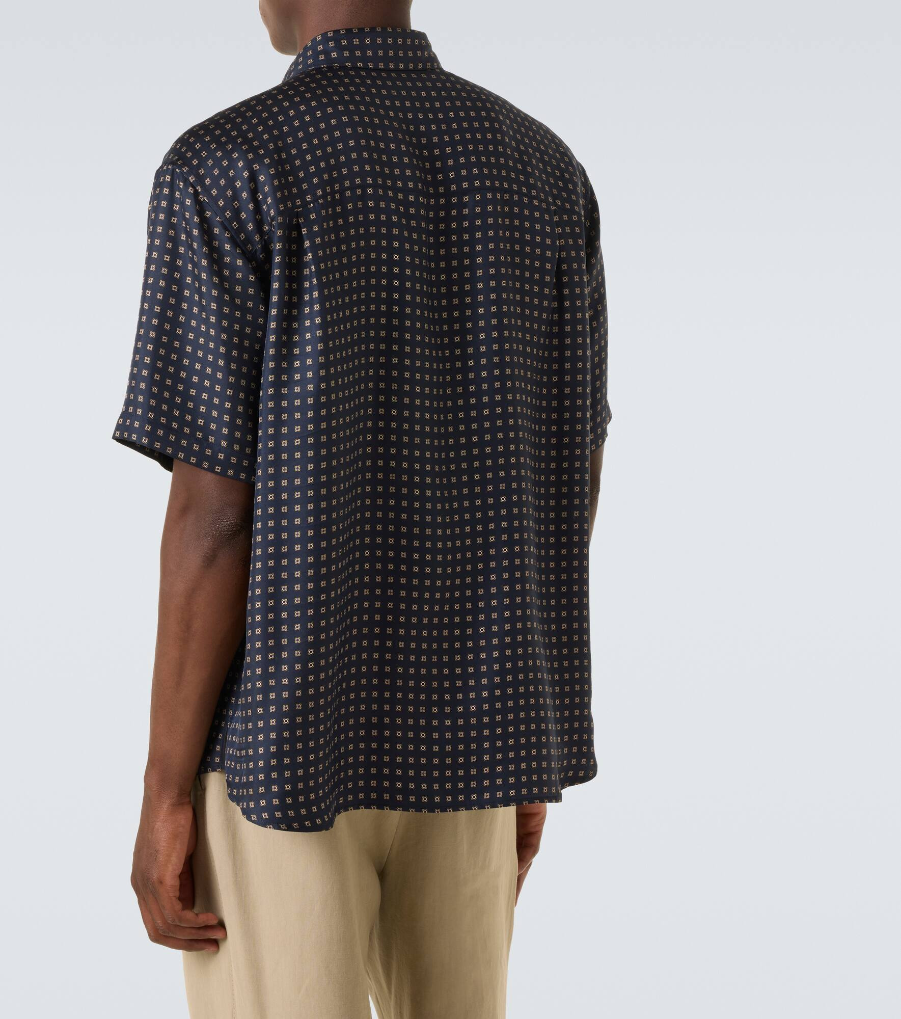 Printed silk shirt - 4