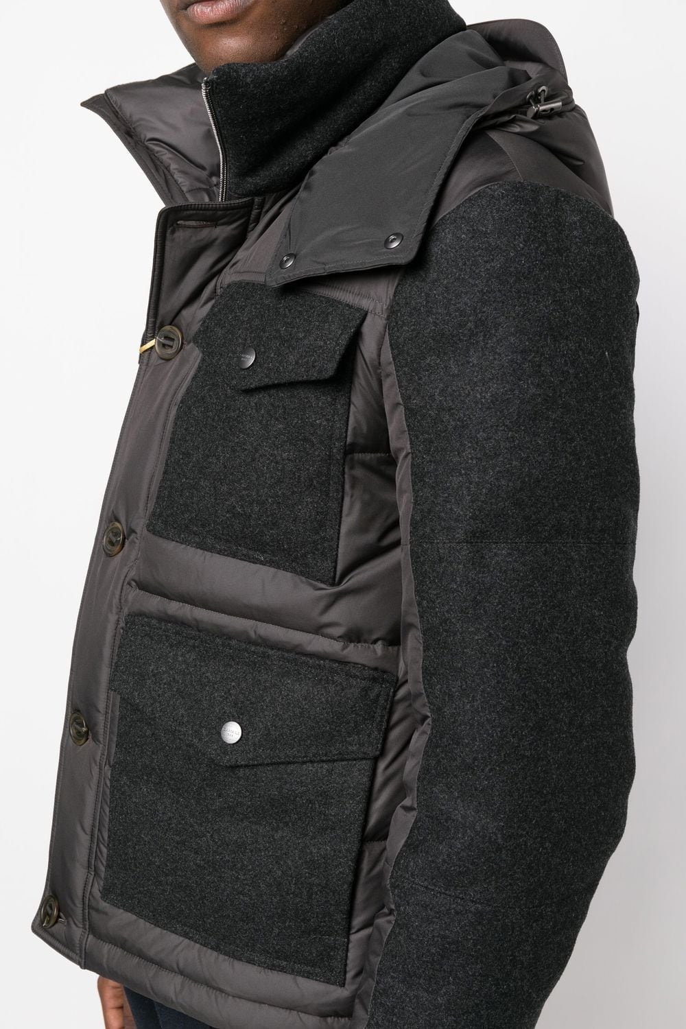 hooded padded jacket - 5