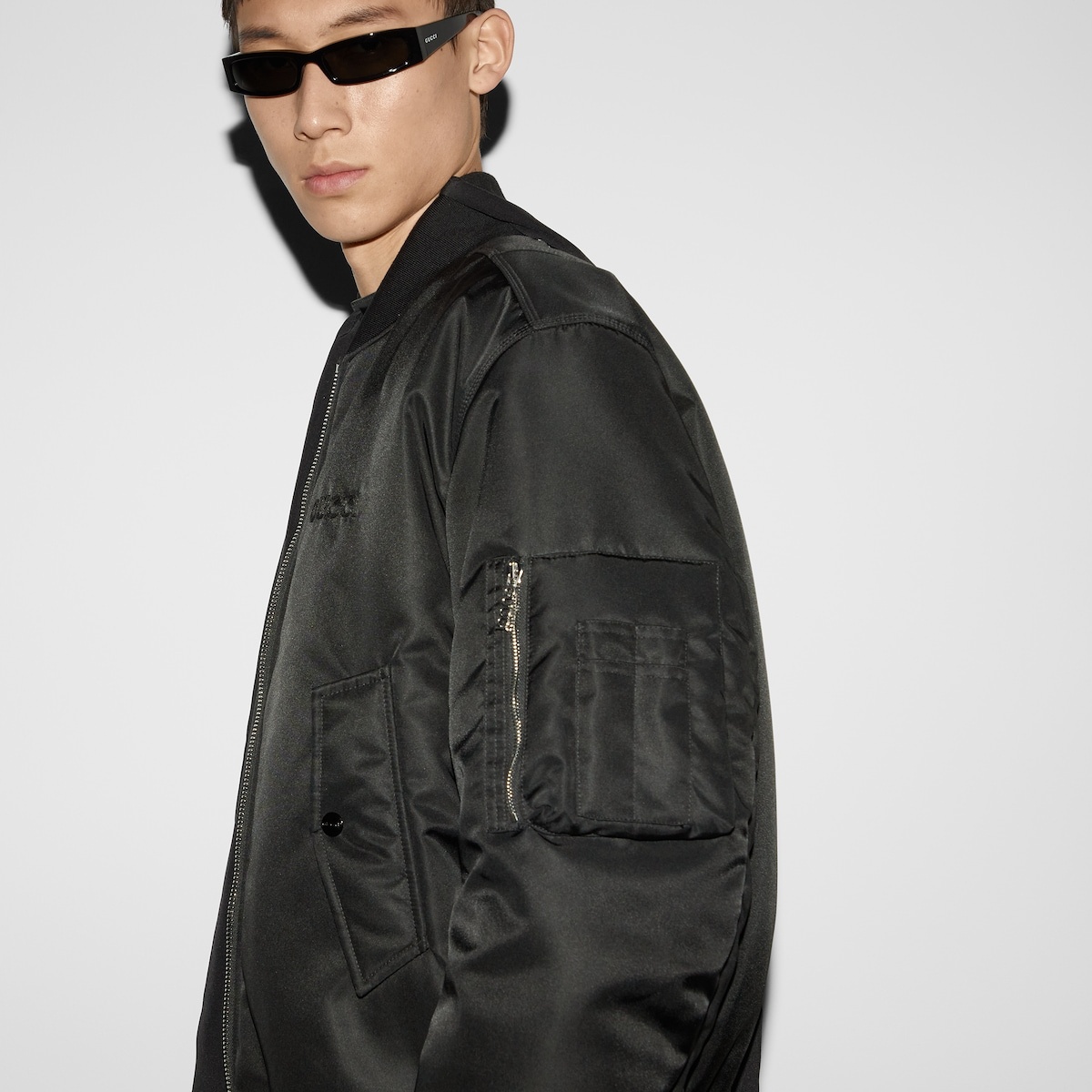 ジャケット・アウター Gucci Nylon Twill Bomber Jacket 24aw GUCCI Nylon twill bomber jacket | REVERSIBLE