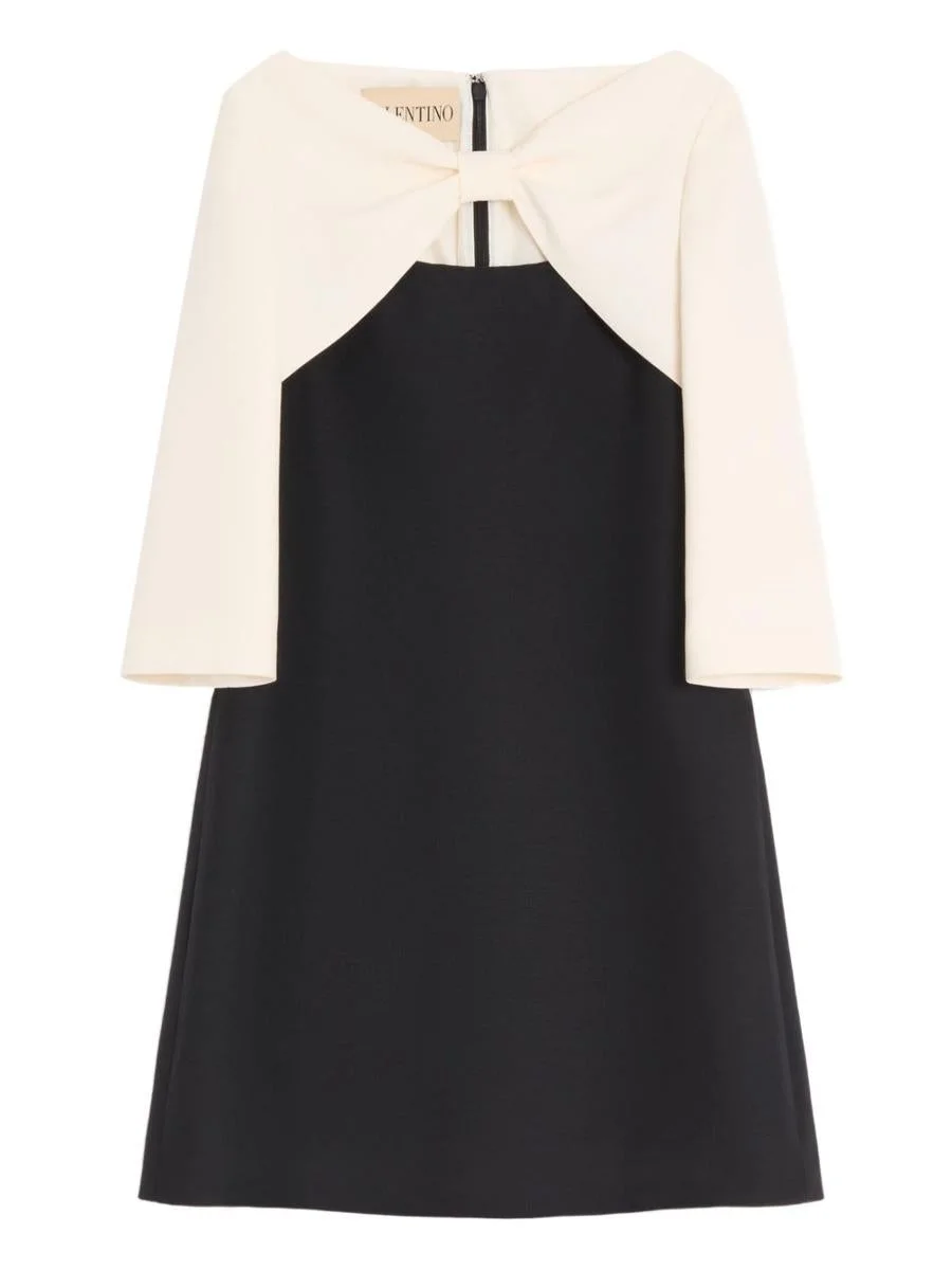 Valentino Garavani Wool And Silk Mini Dress - 1