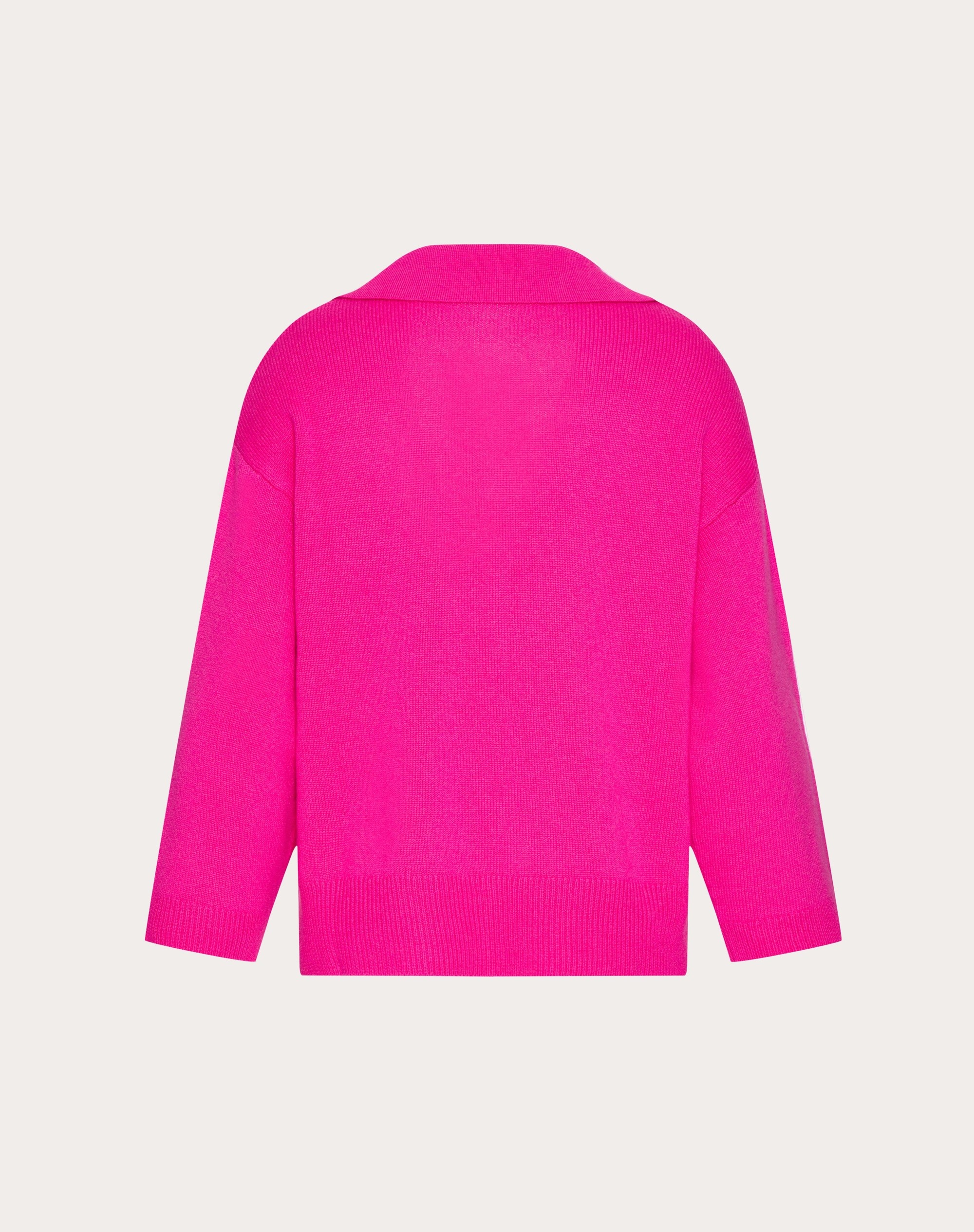V GOLD CASHMERE JUMPER - 2