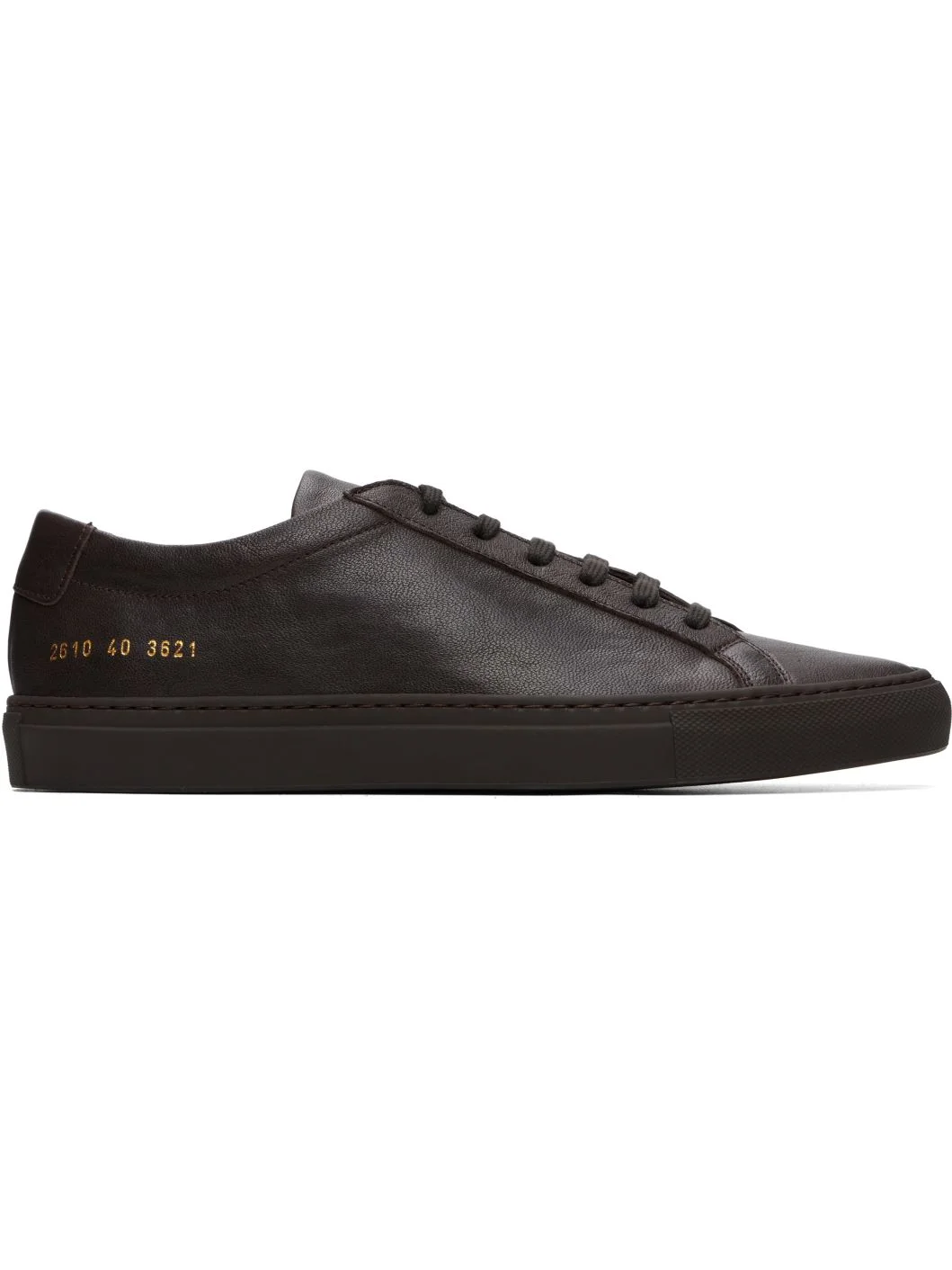 Brown Achilles Premium Leather Sneakers - 1