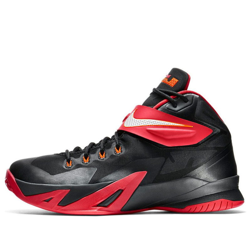Nike LeBron Zoom 군인 8 '블랙 Varsity 레드' 653641-016 - 1