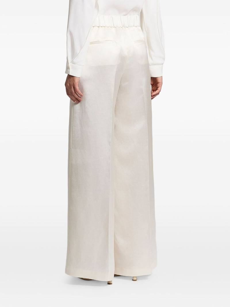 pleated satin trousers 3