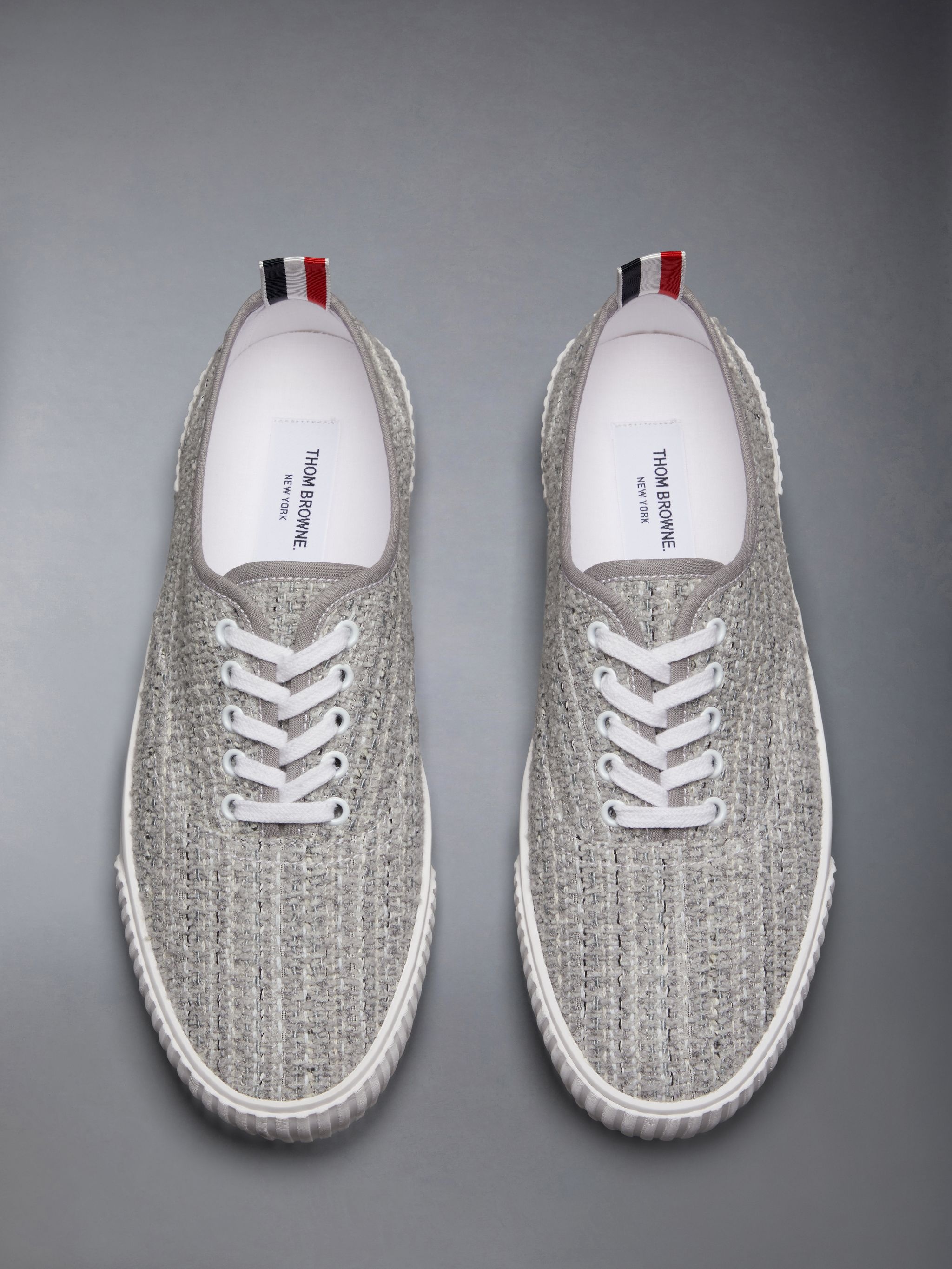 Heritage tweed low-top sneakers - 5