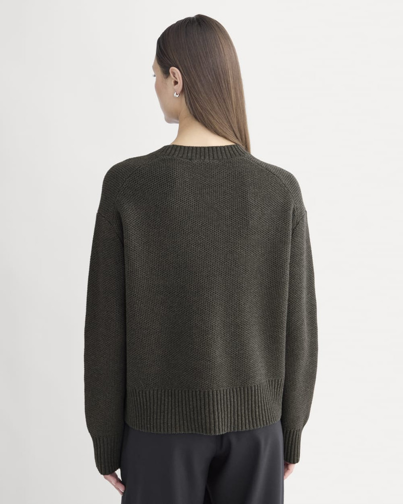 THE COTTON HONEYCOMB SQUARE CREW 6