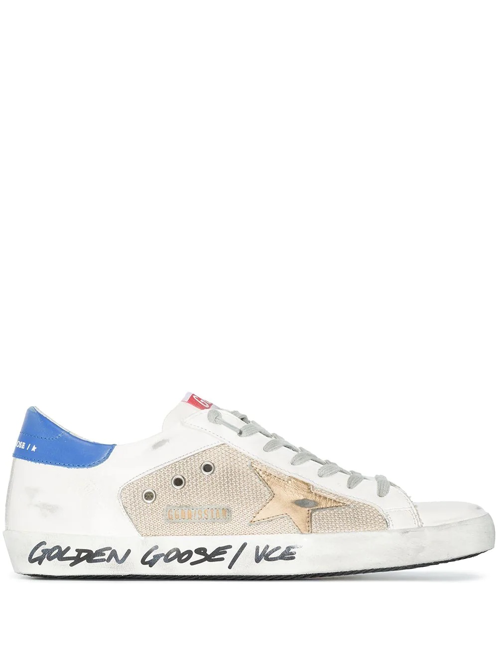 GOLDEN GOOSE SUPER STAR  WHT SNKR - 1