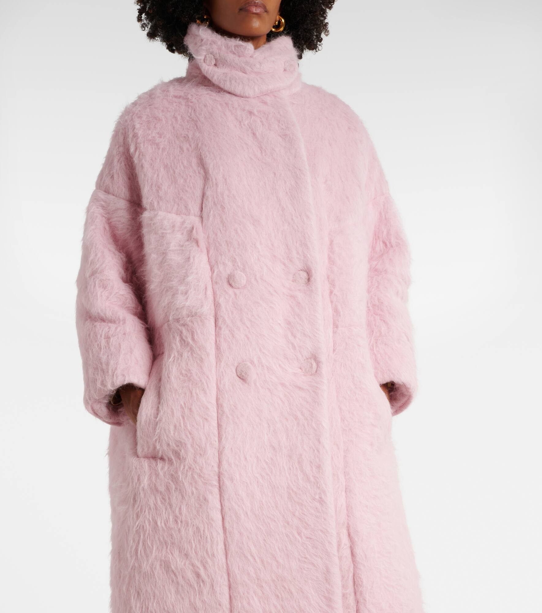 Wool and alpaca-blend coat - 5