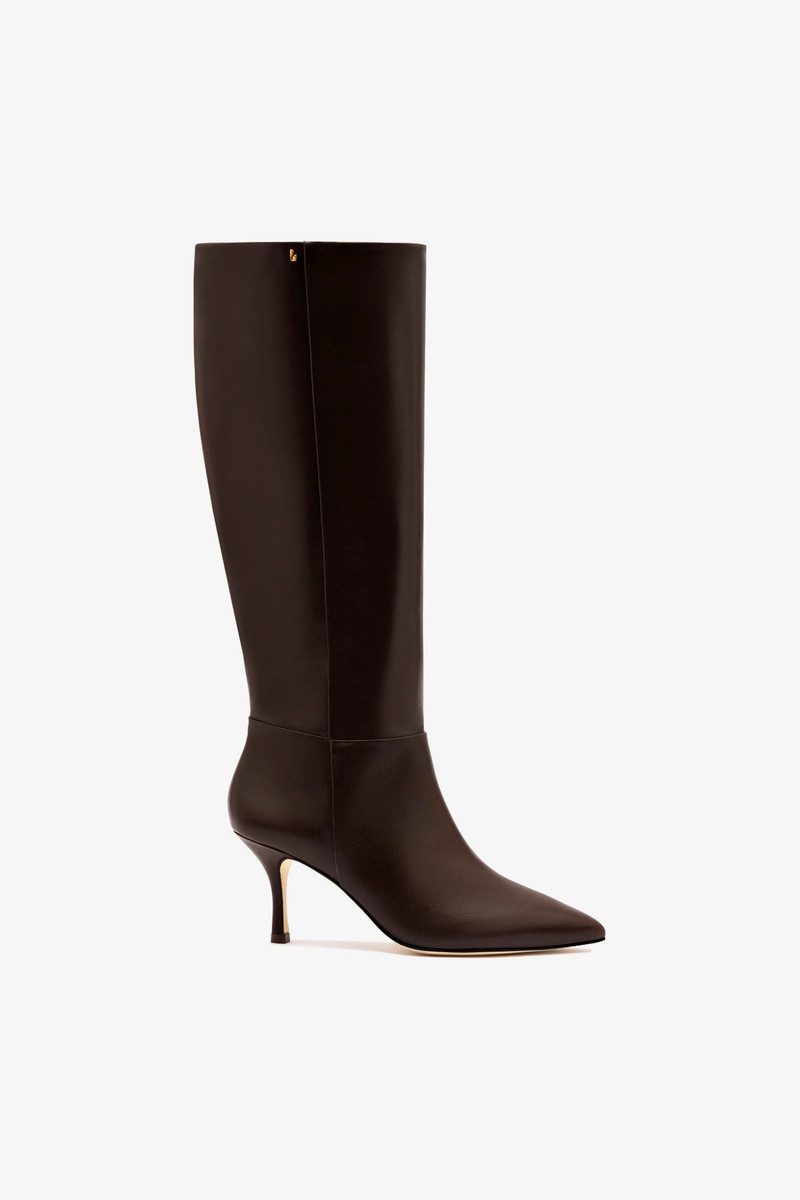 Kate Mid Boot In Brown Leather 1