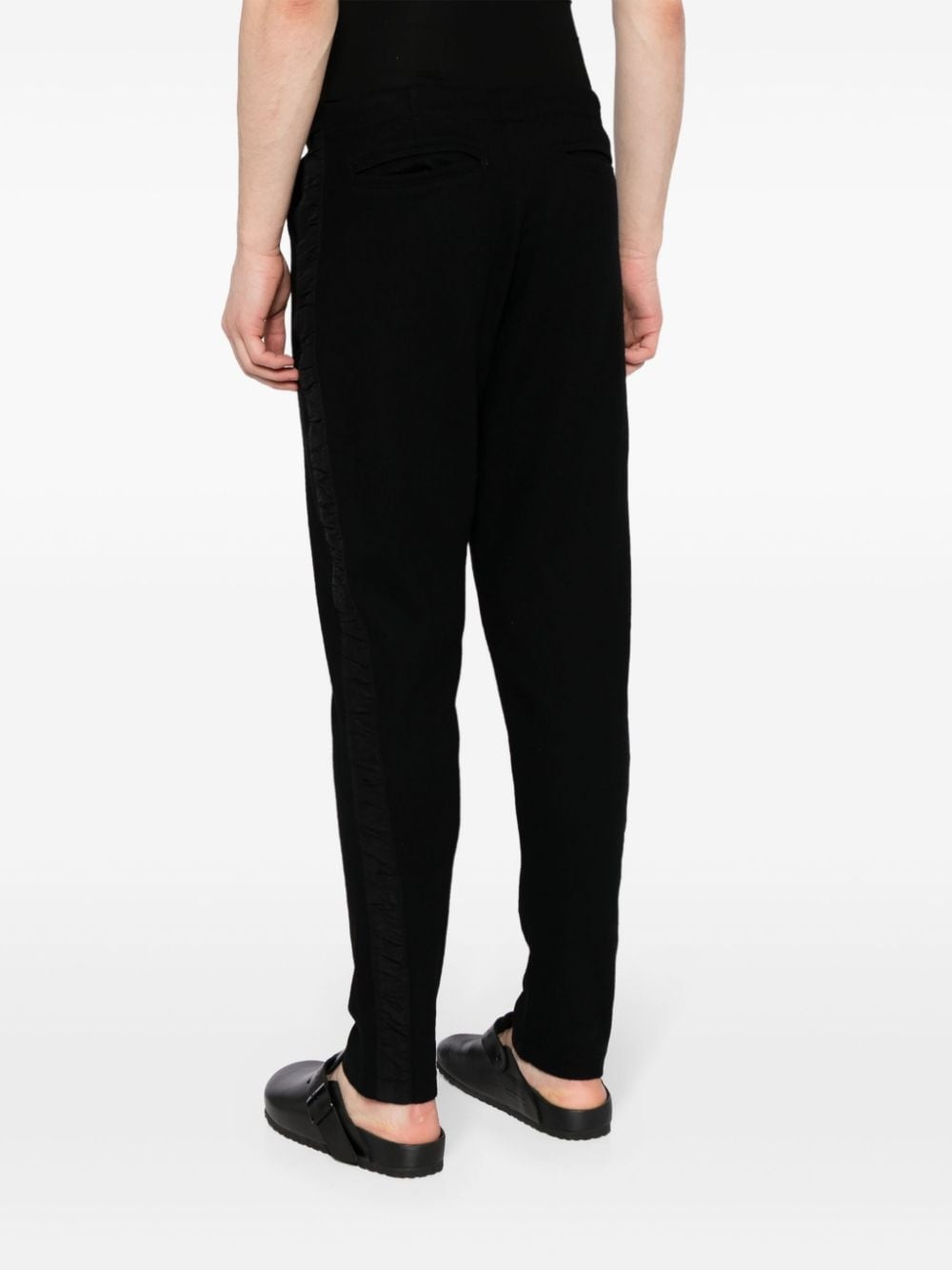 grosgrain-trim track pants - 4