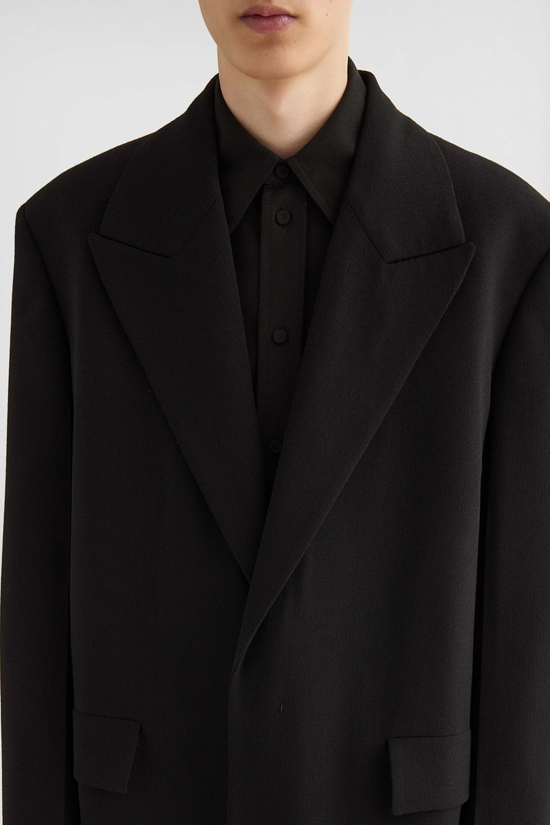 Wool Canvas Tailored Coat 4