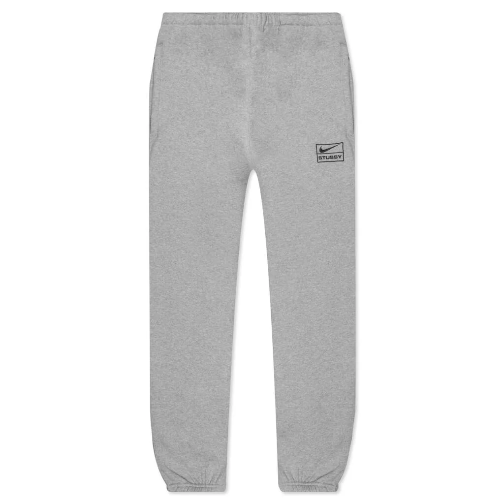 NIKE X STÜSSY SWEATPANTS - DARK HEATHER GREY - 1