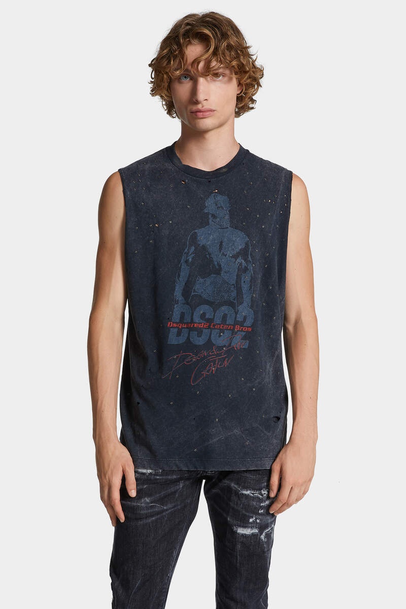 ROCK WASH CIGARETTE FIT T-SHIRT - 3