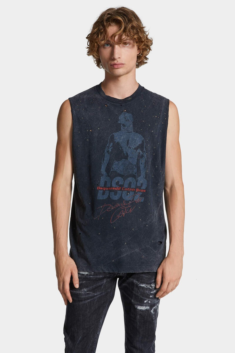 ROCK WASH CIGARETTE FIT T-SHIRT 3