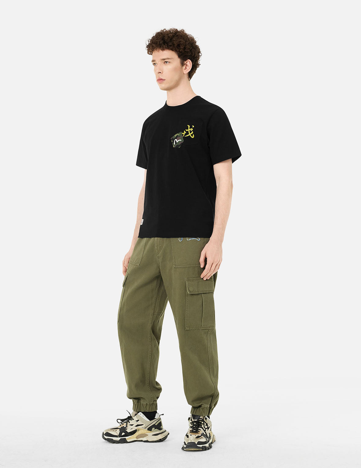Godhead and Map Print Regular Fit T-Shirt - 8