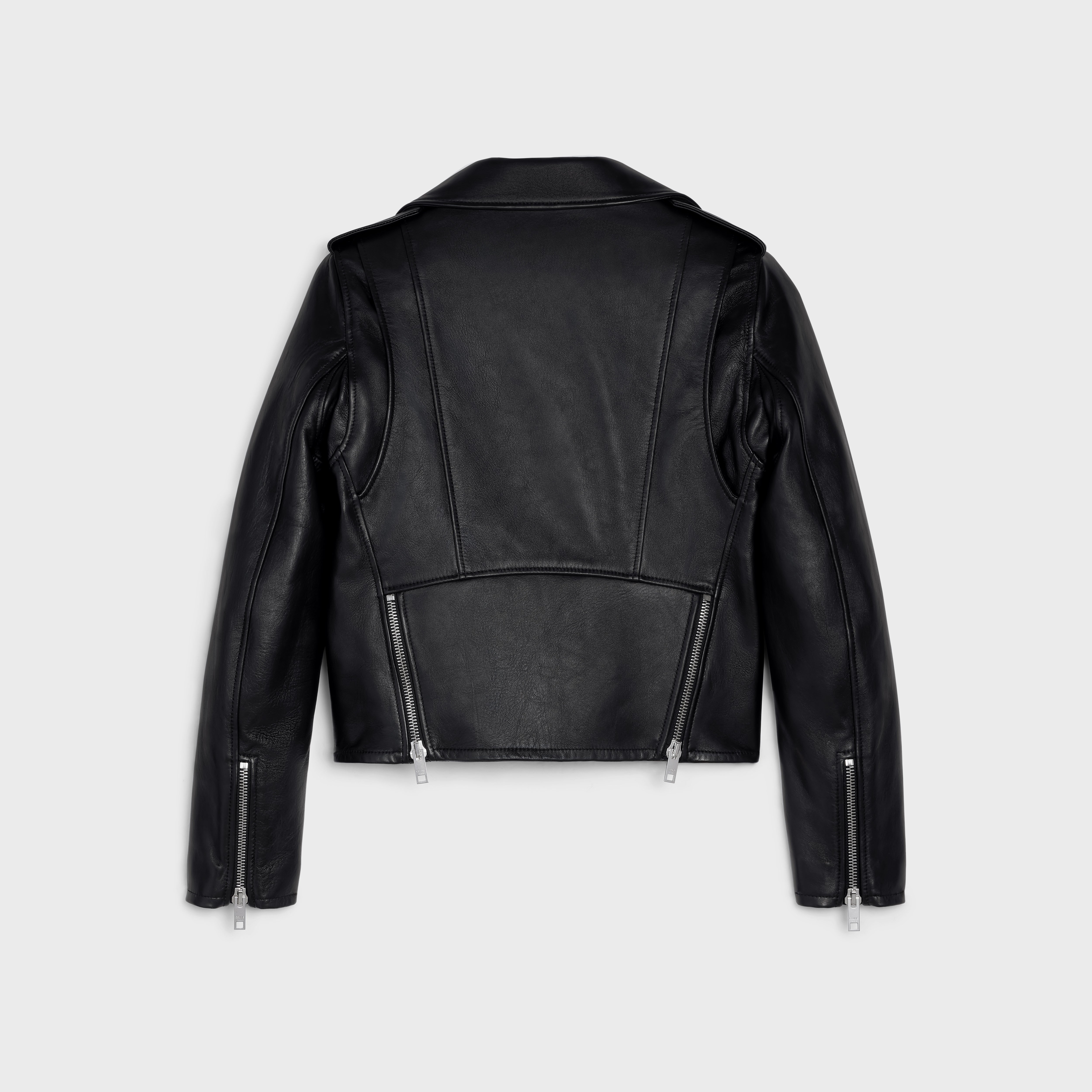 CLASSIC BIKER IN SOFT VINTAGE LAMBSKIN - 2