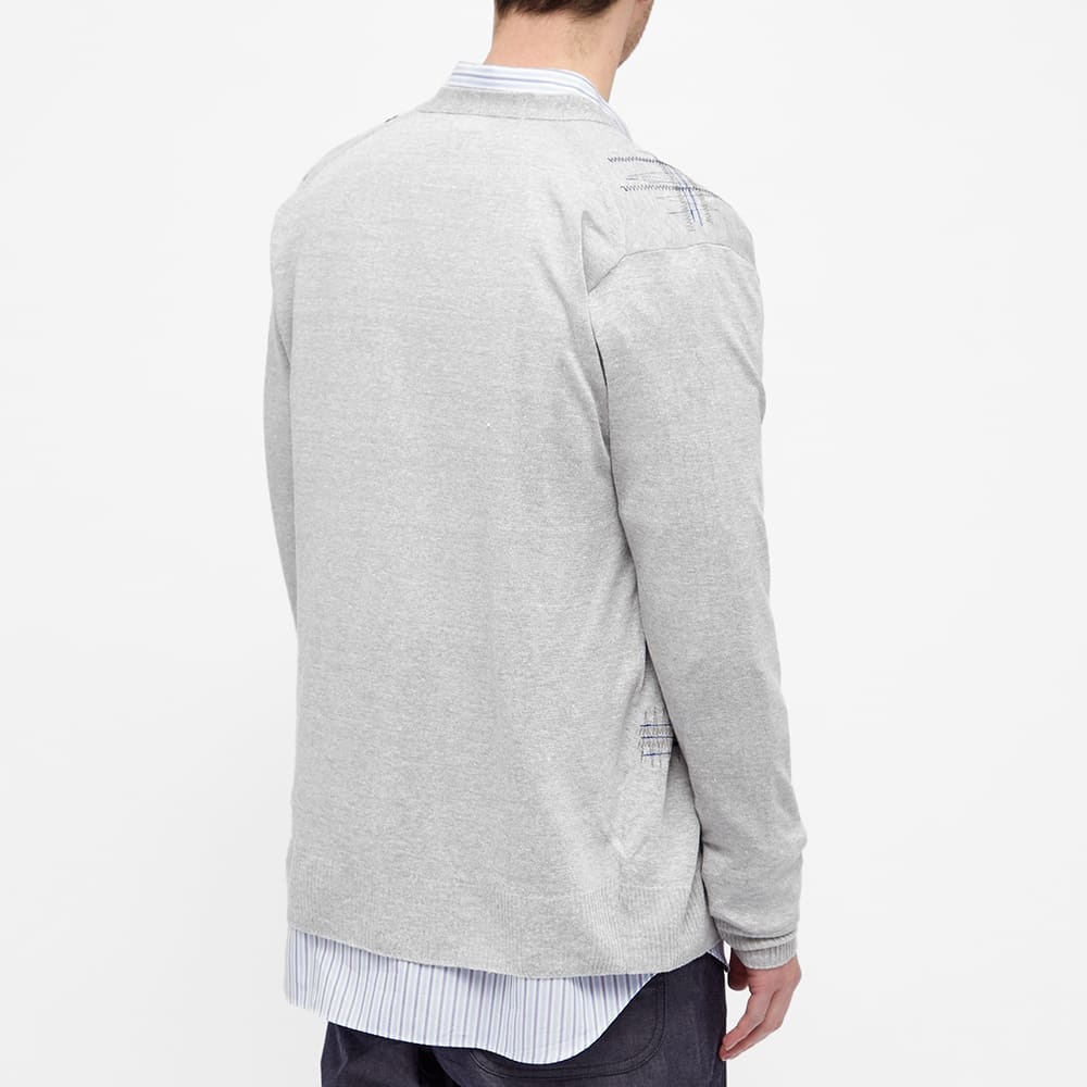 Junya Watanabe MAN Overlock Stitch Cardigan - 5