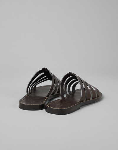 Brunello Cucinelli Calfskin sandals outlook
