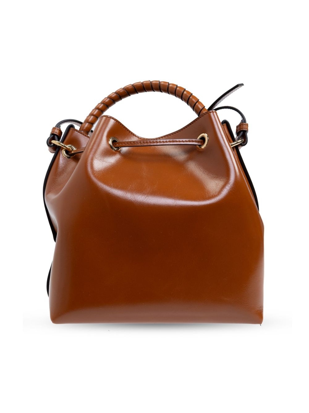 leather bucket bag - 3