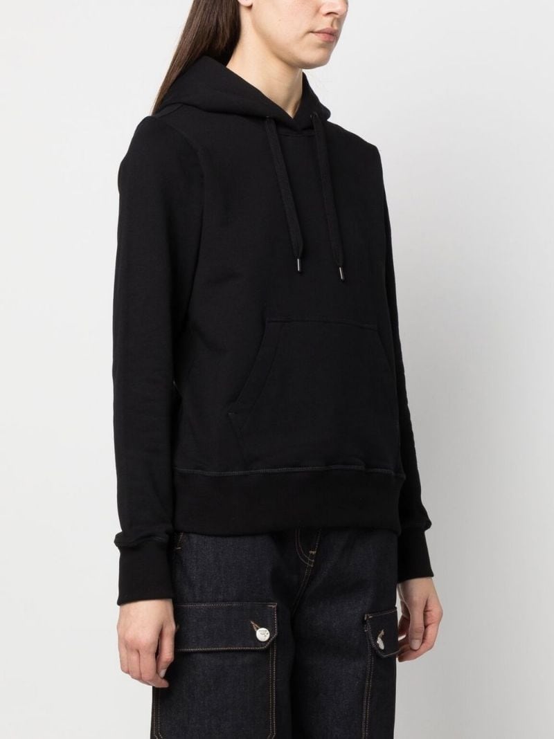 drawstring cotton hoodie - 3