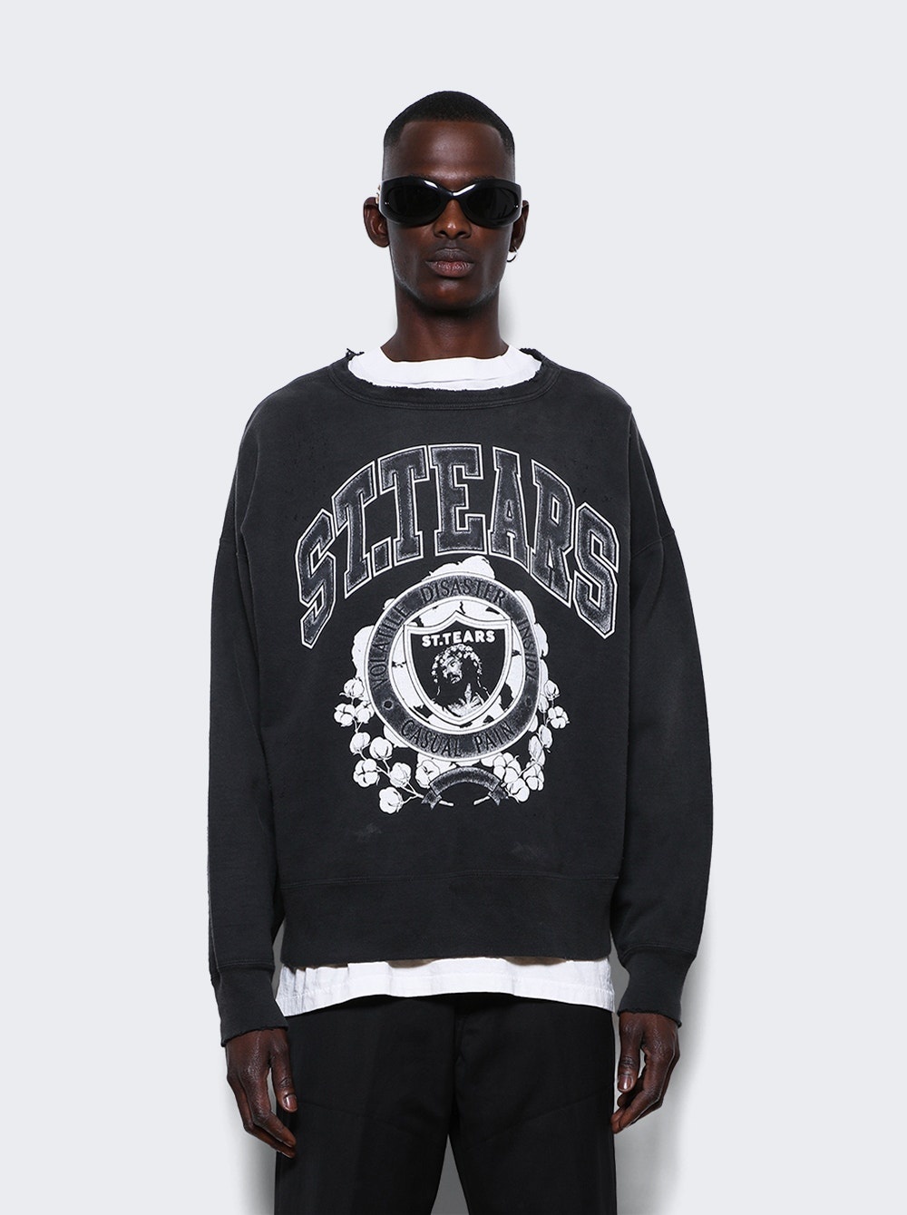 St.tears Pullover Sweater Black - 3