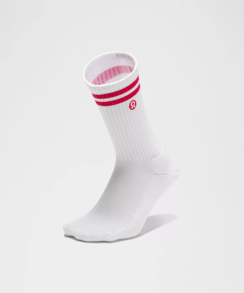 Unisex Daily Essential Crew Socks *Stripe 3