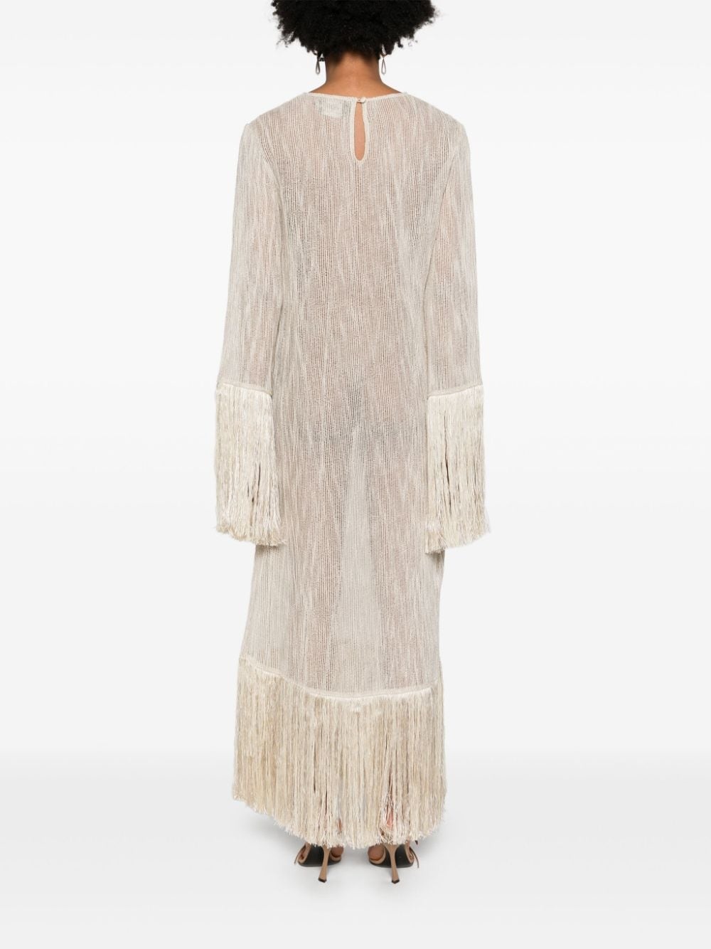 Nile fringed midi dress - 4