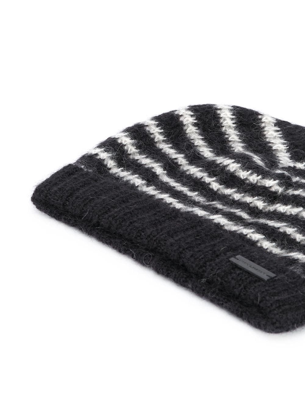 striped beanie hat - 2