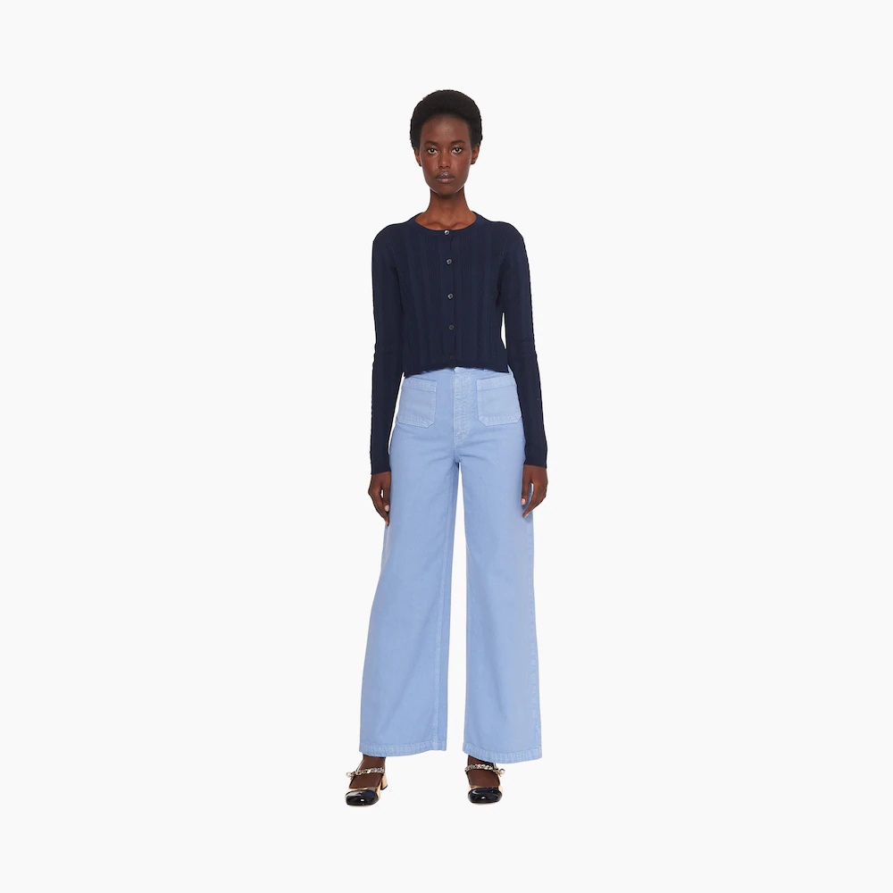 Garment-dyed drill pants - 2