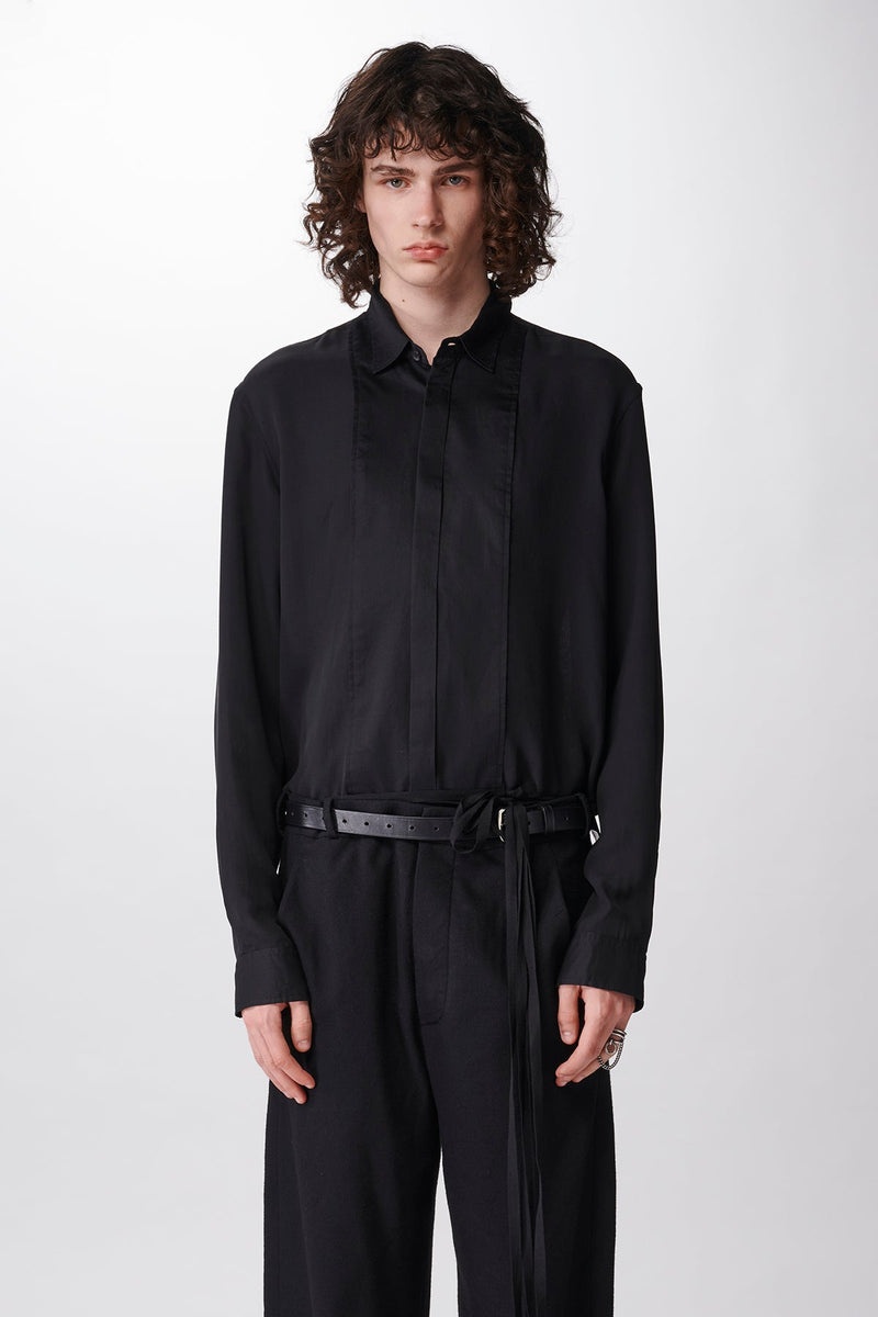 Florent Standard Tuxedo Shirt Georgette Vap - 1