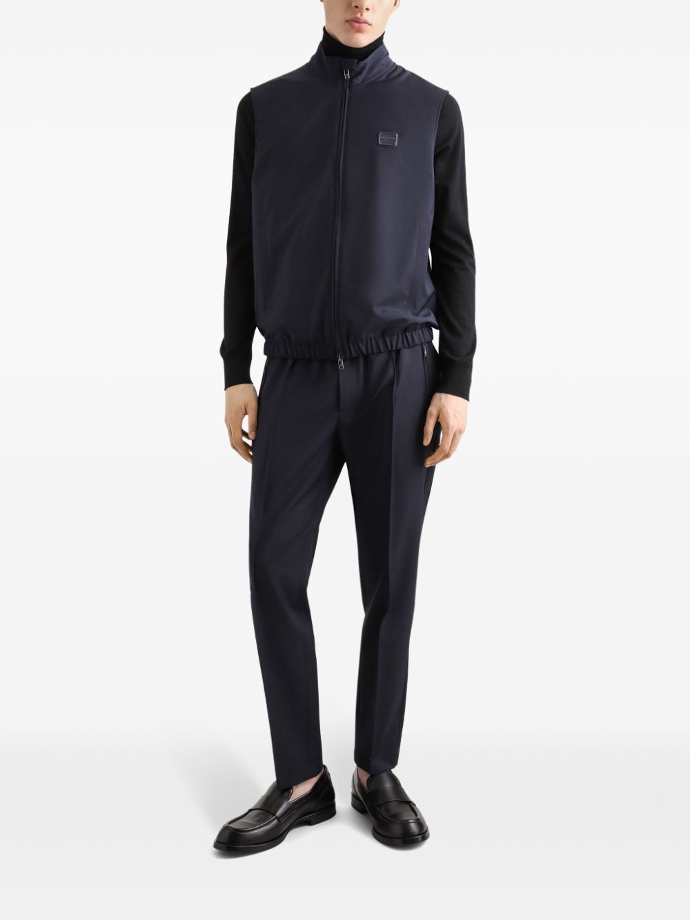 pleat-detail trousers - 2