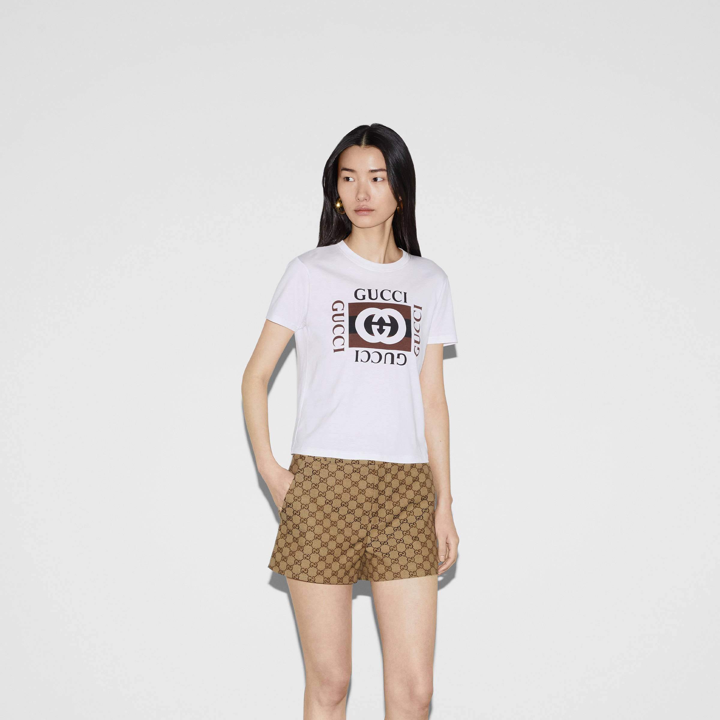 Cotton jersey T-shirt with print - 3