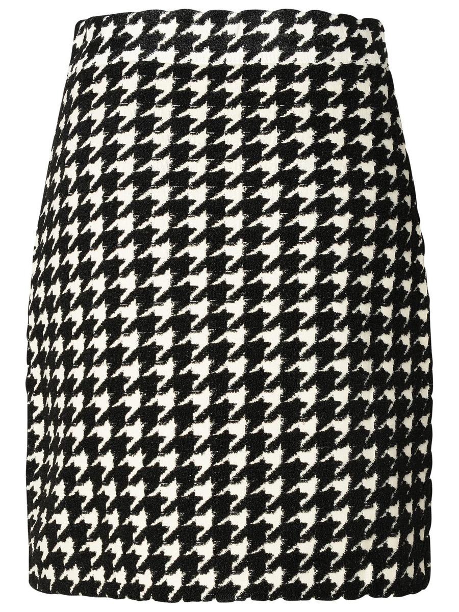 スカート Burberry Black stretch polyester blend skirt Burberry Ladies Black Octavia V-Waist Pencil Skirt, Size
