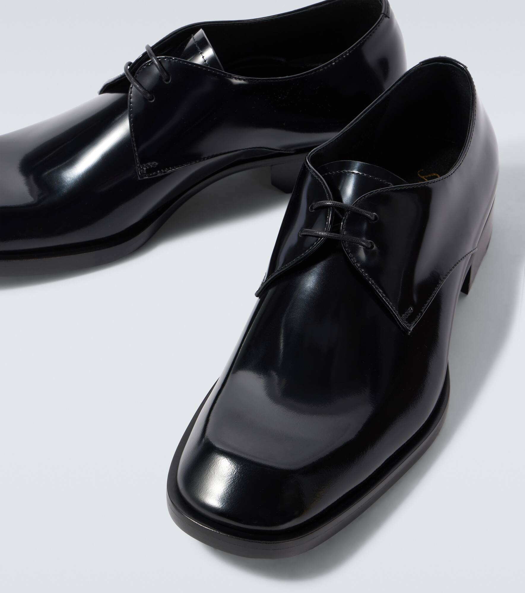 Vadim polished leather Derby shoes - 3