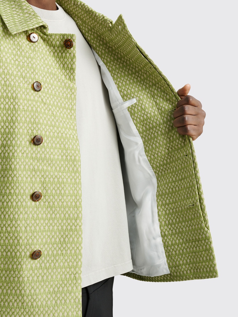 ジャケット・アウター KIKO KOSTADINOV Tonkin Contrast Jacket Kiko Kostadinov KIKO KOSTADINOV TONKIN CONTRAST JACKET GREEN