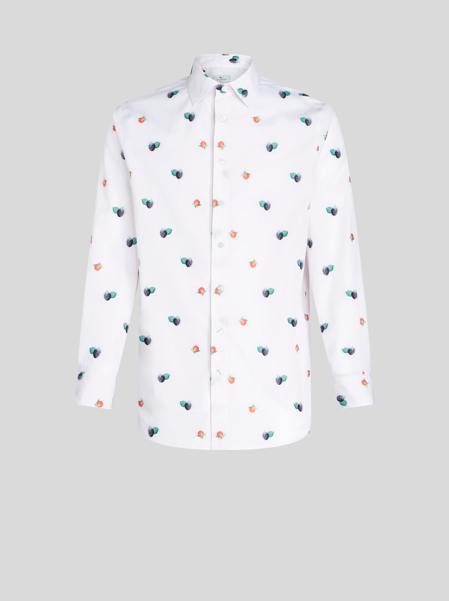 SHIRT WITH EMBROIDERIES - 1