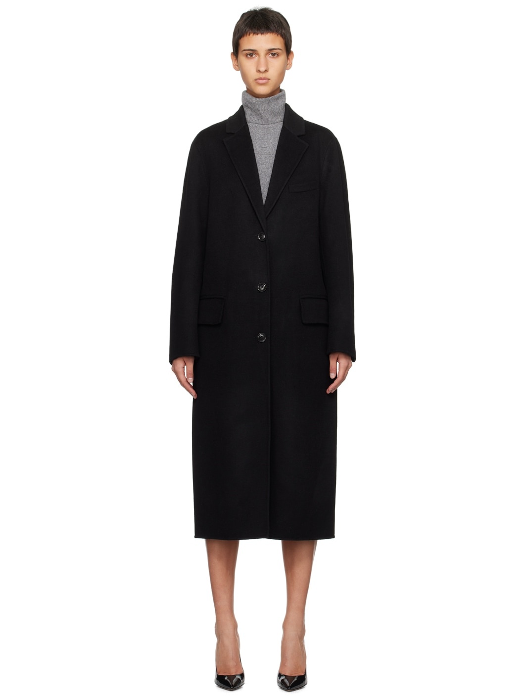 Black Savile Coat - 1