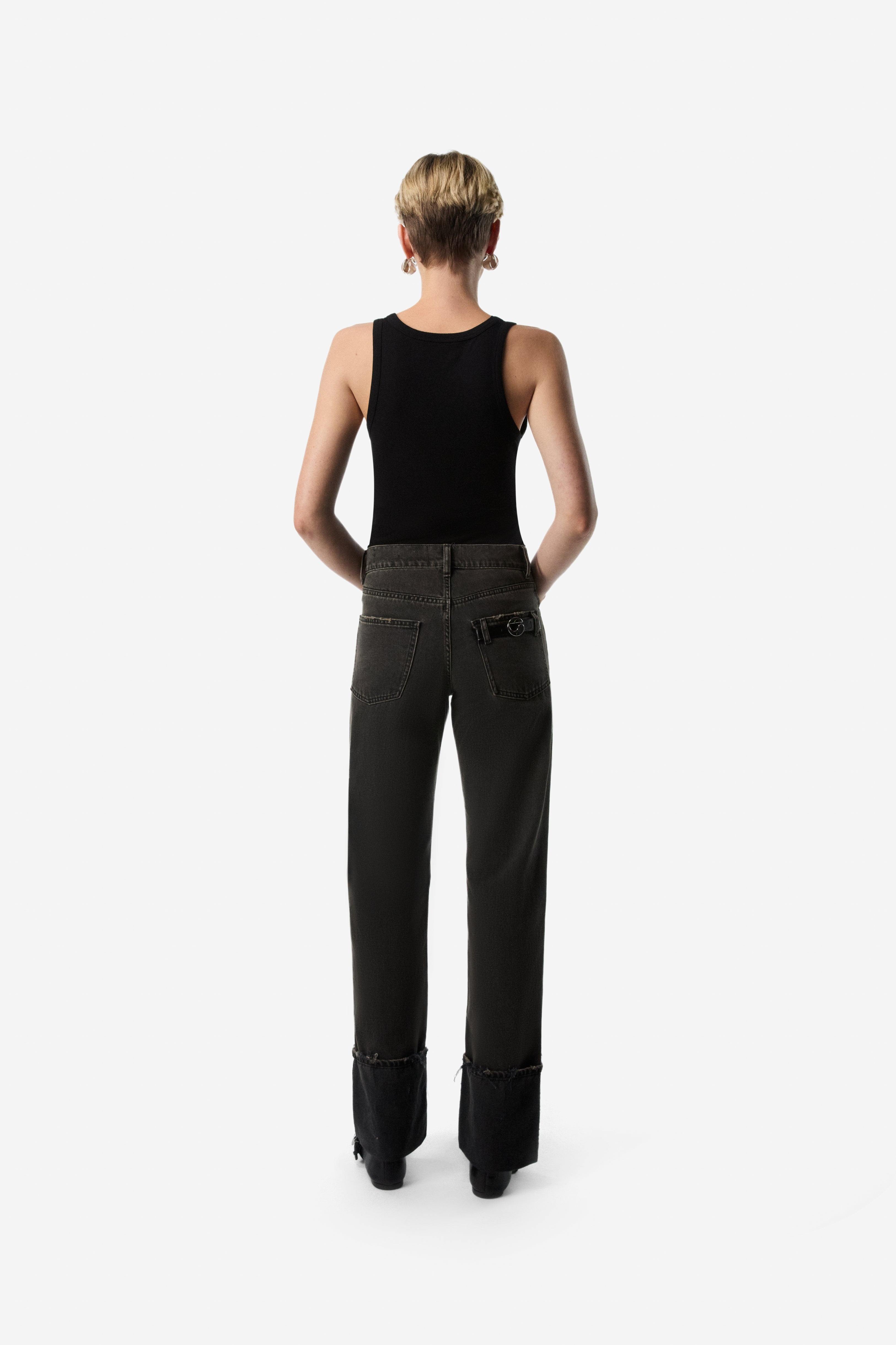 Boyfriend Denim Pants - 4