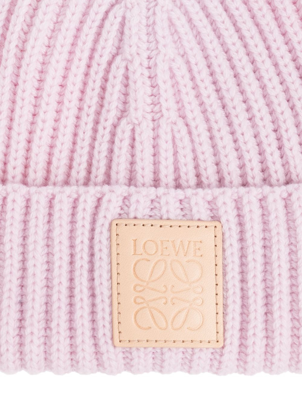 ribbed logo-plaque beanie - 3