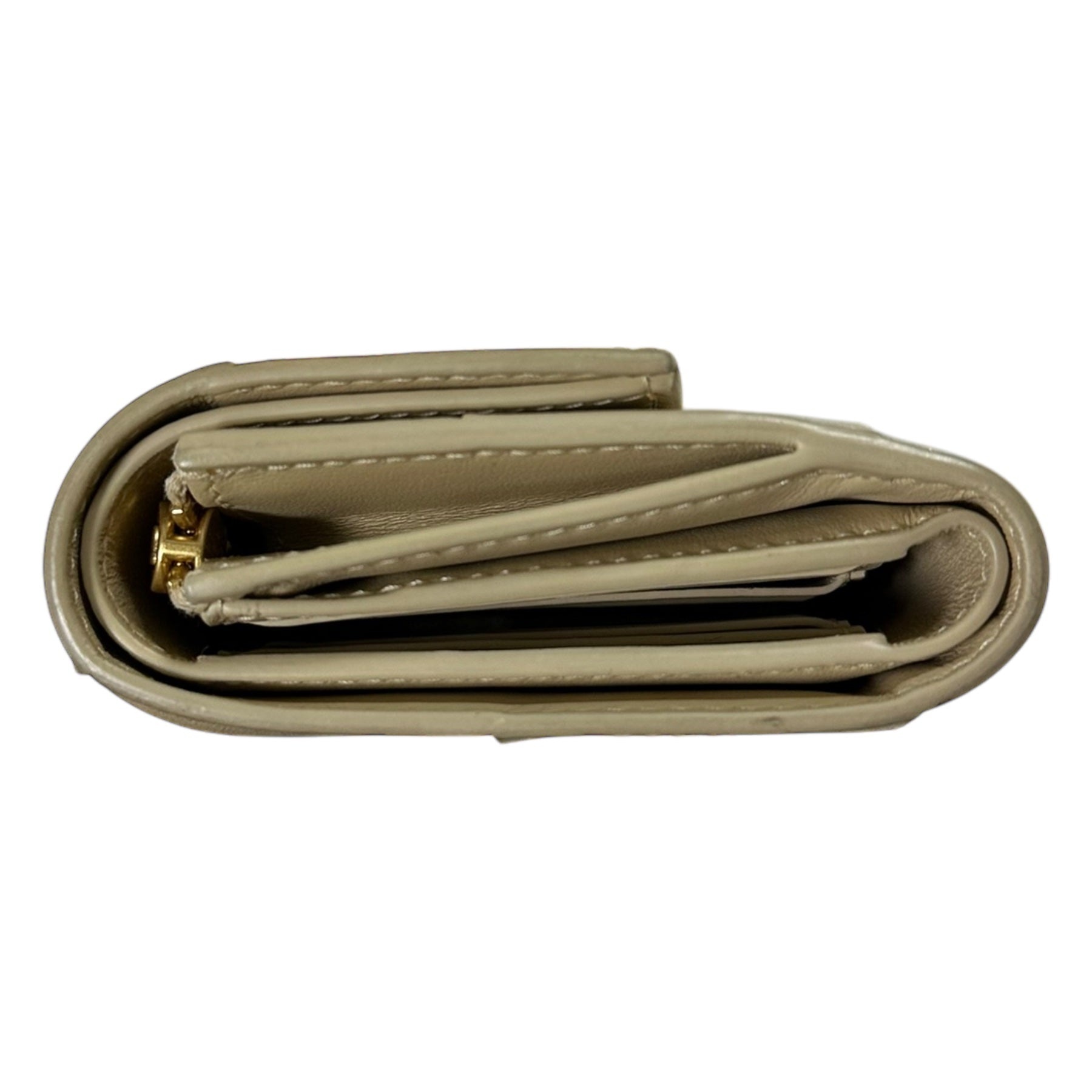 BOTTEGA VENETA Leather Zip Trifold Wallet - 3