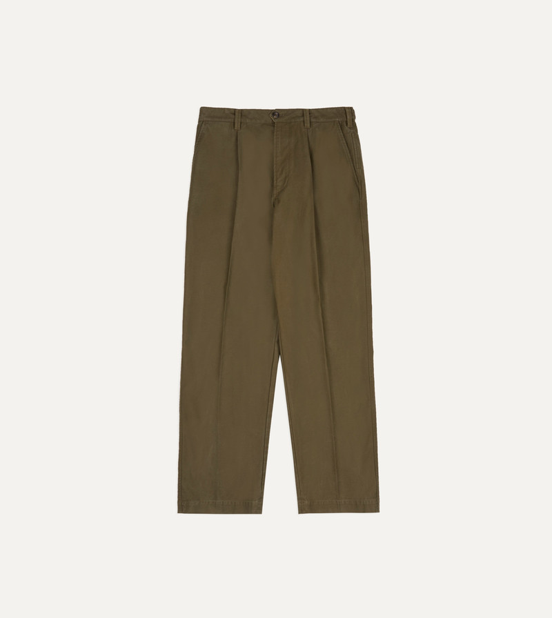 Green Cotton Travel Games Trouser - 1