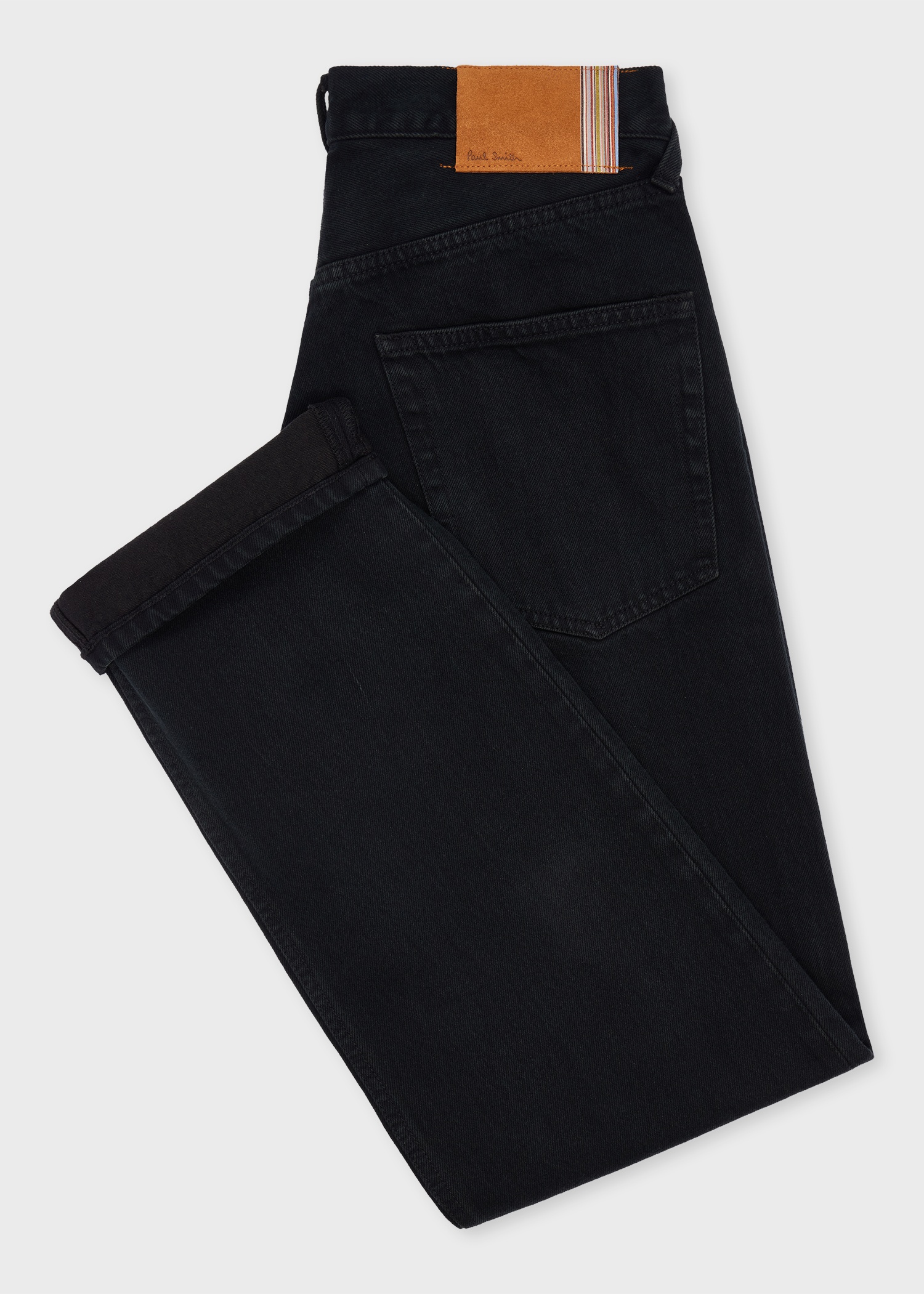Straight-Fit Black Jeans - 2
