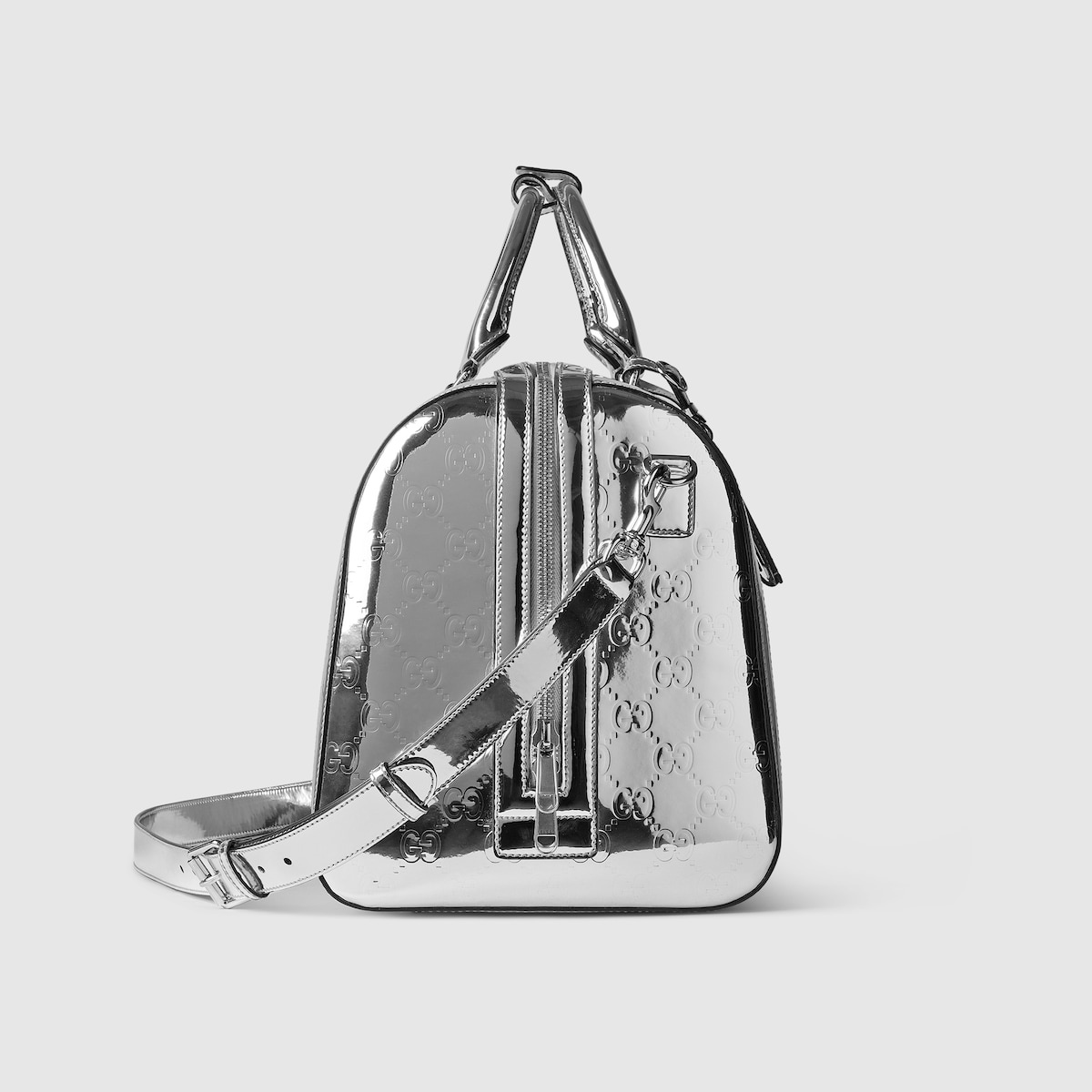 Medium embossed GG duffle bag - 5