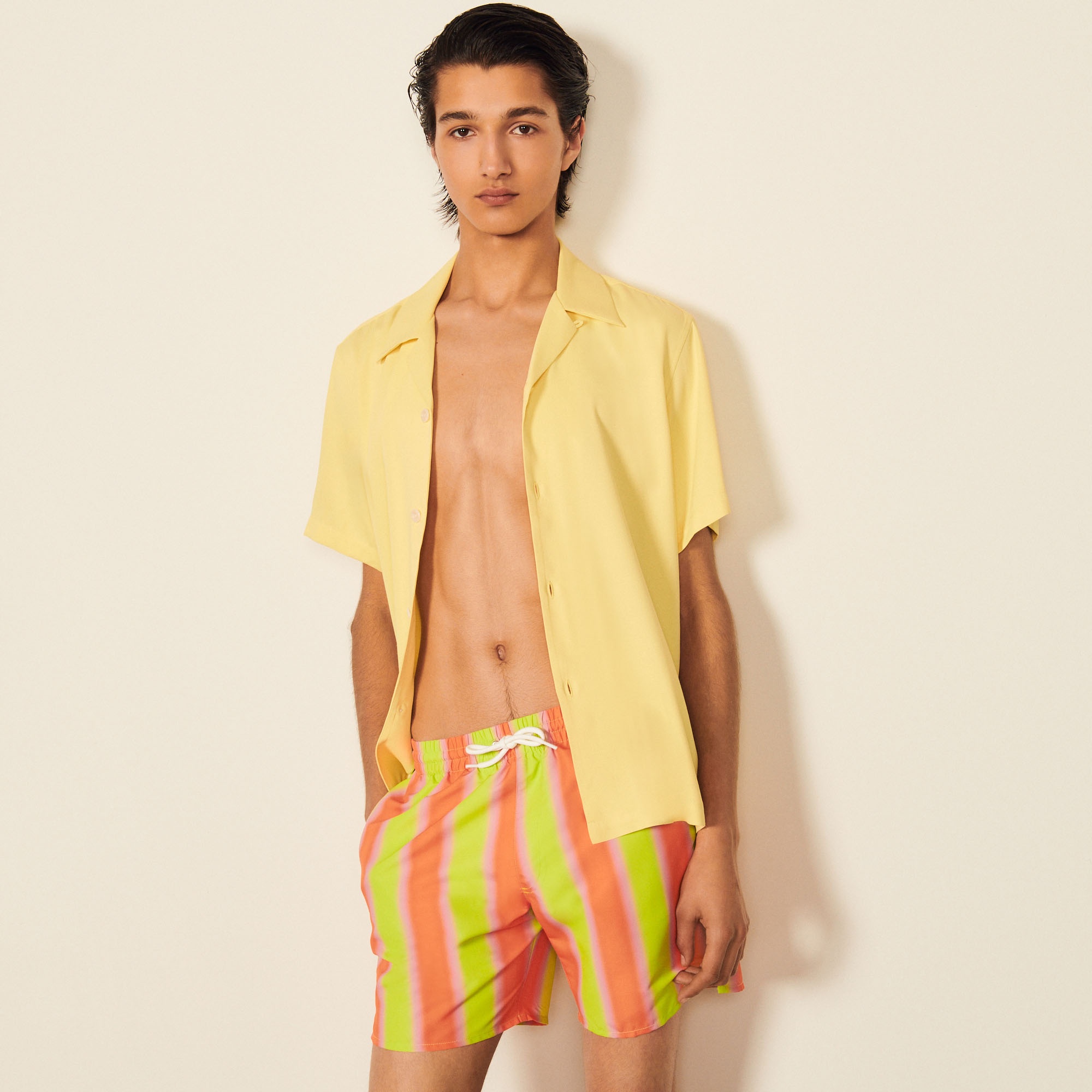 Striped swim shorts - 2