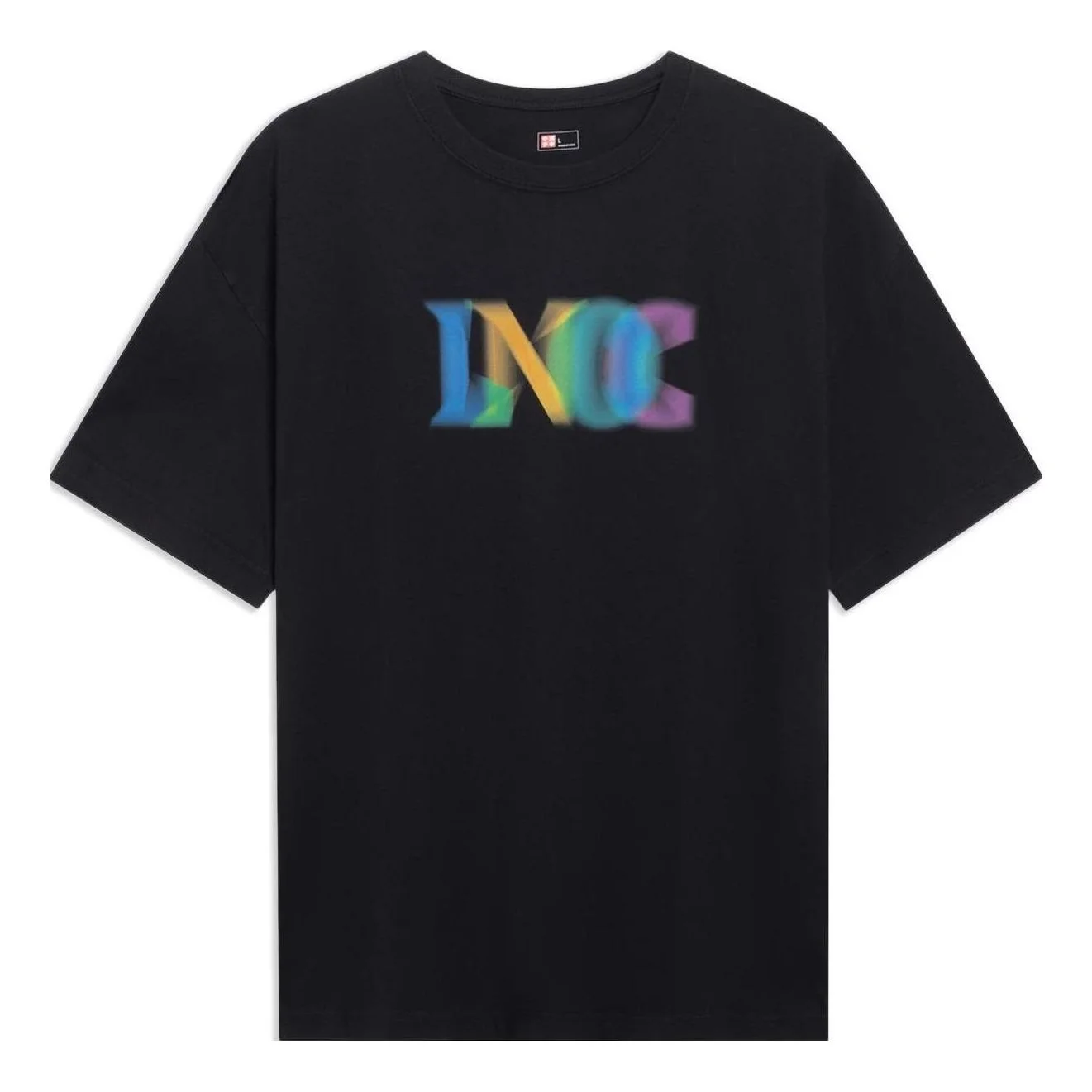 Li-Ning Graphic T-shirt 'Black' AHST123-2 - 1