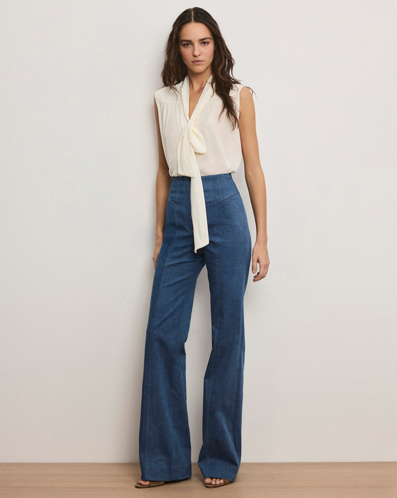 MAGNOLIA TIE-NECK BLOUSE 3